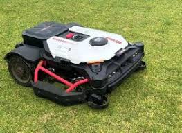 Kress robotic mower on a lawn